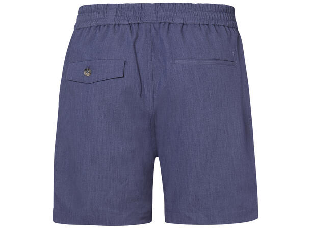 Omid Shorts Navy S Melange stretch shorts 