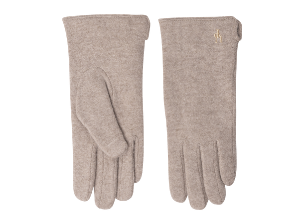 Salka Glove Sand Melange One Size Wool glove 
