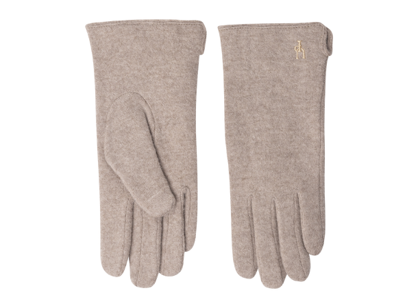 Salka Glove Sand Melange One Size Wool glove 