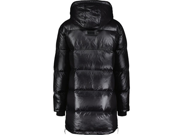 Sidney Down Parka Black L Glossy down parka