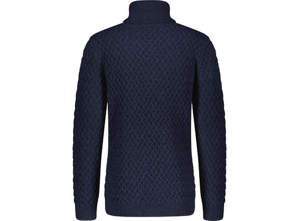 Torstein Sweater Navy XL Basket knit turtle 