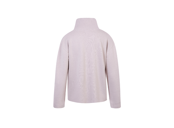 Yvette Cardigan Light Sand S 2-way zip cardigan 