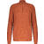 Halvsten Sweater Burnt Orange S Brick pattern half-zip 