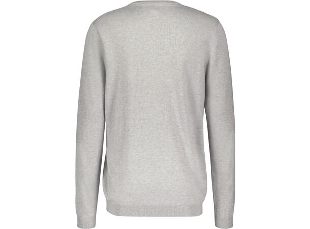 Curtis Sweater Light Grey Melange S Bamboo r-neck 