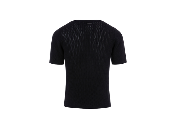 Dina Top Black S Knitted SS sweater 