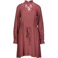 Eleanor Dress Decadent Chocolate L Viscose dress with lace details