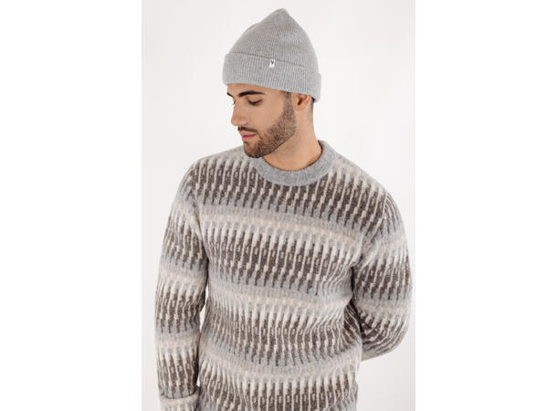 Emilio Beanie Light Grey Melange One Siz Basic lambswool beanie 