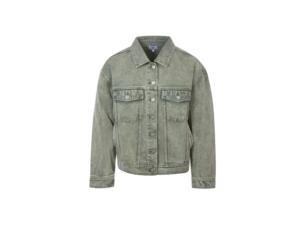 Julianne Jacket Washed Olive S Denim jacket 