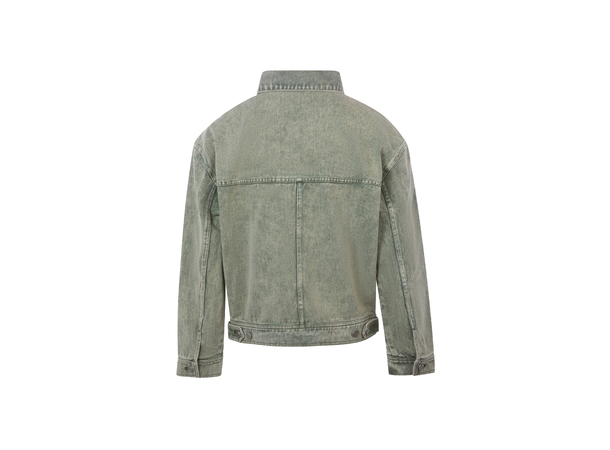 Julianne Jacket Washed Olive S Denim jacket 