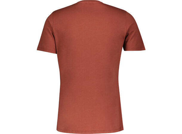 Niklas Basic Tee Rust S Basic cotton T-shirt 
