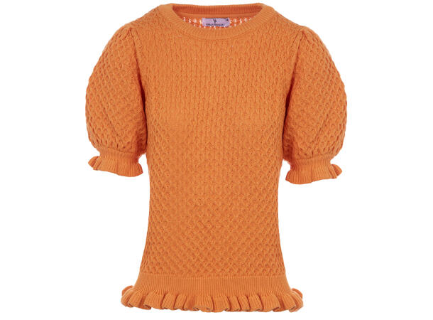 Oline Top Apricot M Honeycomb SS sweater 