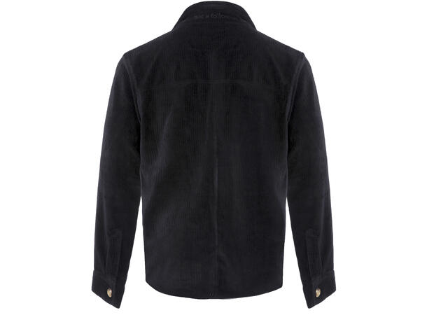 Truls Shirt Black S Corduroy stretch overshirt 