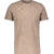 Niklas Basic Tee Light Brown XXL Basic cotton T-shirt 