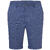 Herman Shorts Mid blue melange XL Linen stretch shorts 