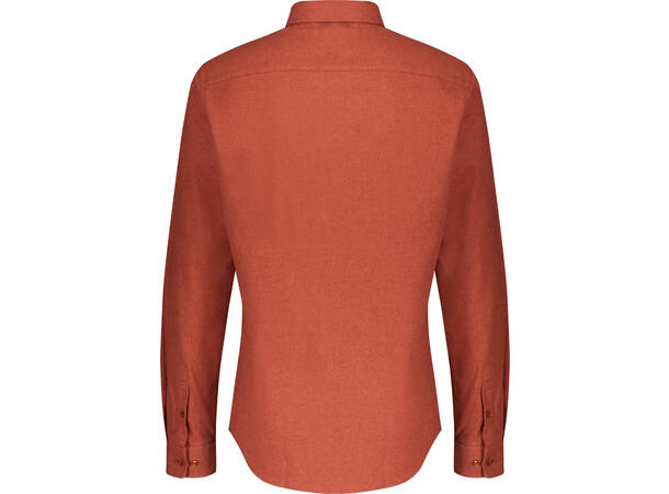 Albin Shirt Burn Orange M Brushed twill shirt 