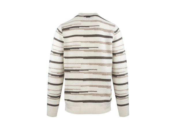Alejandro Sweater Cream multi L Multi stripe sweater 