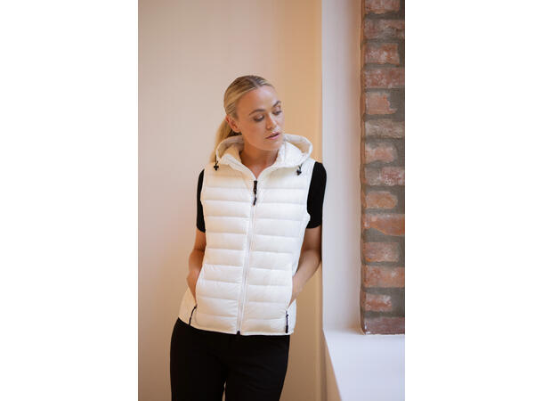 Ally Vest Whisper white S Lightweight down vest 