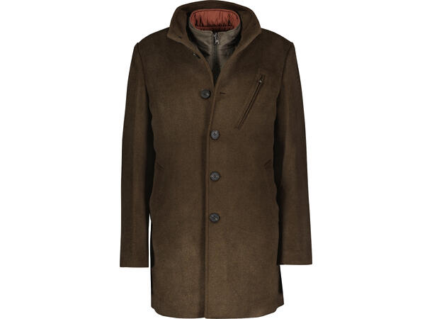 Angelo Coat Olive M 3 in 1 wool coat 