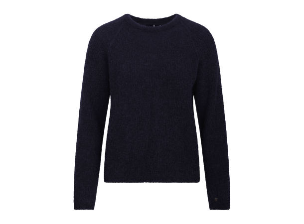 Betzy Sweater Navy M Mohair r-neck 