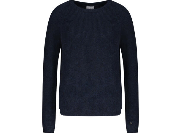 Betzy Sweater Navy M Mohair r-neck 