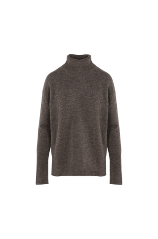 Chrissie Turtle Alpaca t-neck sweater