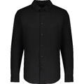 Dylan Shirt Black M Linen stretch shirt