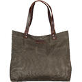Eli Tote Bag Army green One Size Canvas/Leather tote bag