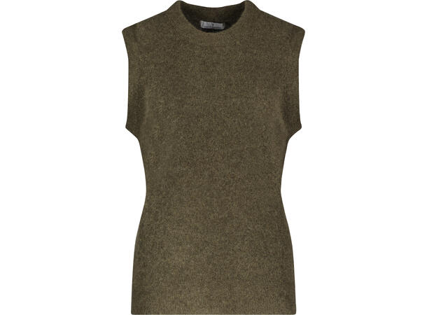 Emilie Vest Olive S Basic alpaca vest 