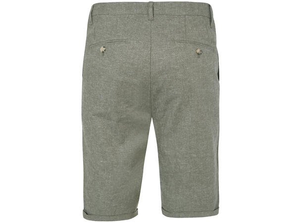 Herman Shorts Forest night melange XL Linen stretch shorts