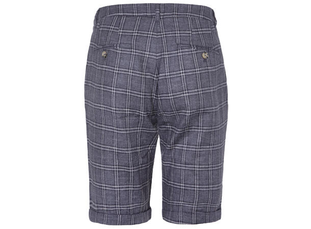 Herman Shorts Navy Check XL Linen stretch shorts