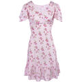 Jayne Dress Clover AOP XL Satin mini dress
