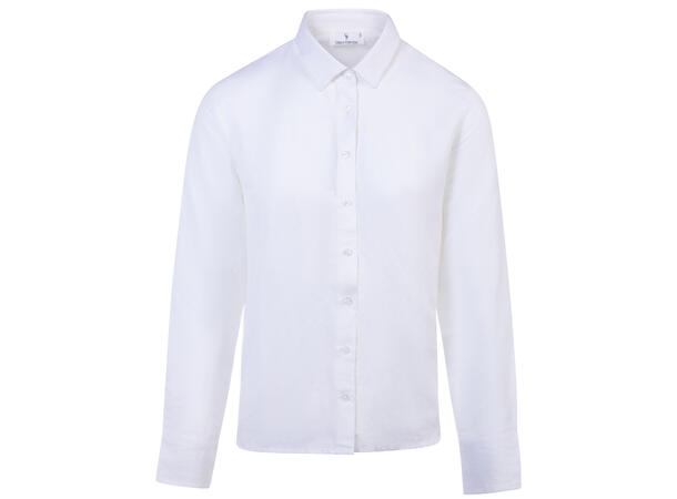 Liza Shirt White S Basic linen shirt 