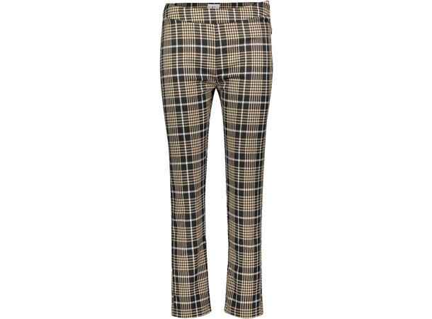 Madison Pants Black check M Cropped cigarette pant