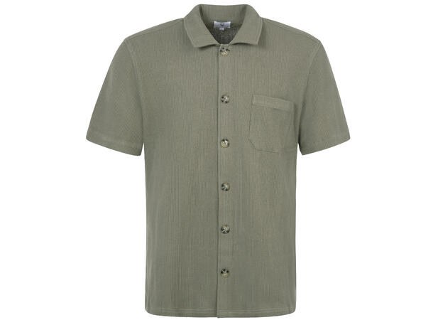 Morry Shirt Olive S Stripe structure SS shirt 