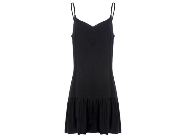 Rankin Dress Black XL Linen slub mini dress 