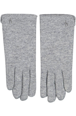 Salka Glove Light grey One Size Wool glove