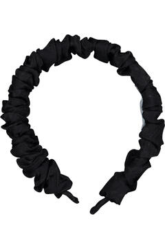 Sheila Headband Black AOP One Size Scrunched headband