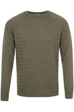 Steel Sweater Basket weave sweater