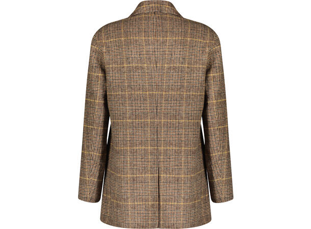 Stefano Coat Brown Checks L Check wool coat