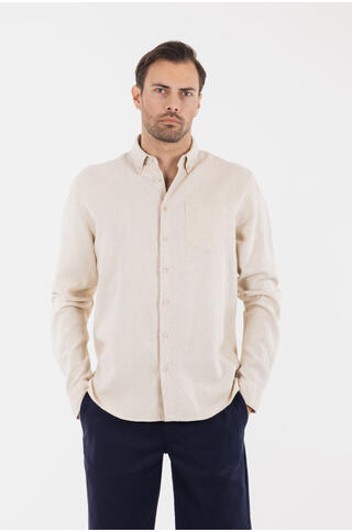 Thad Shirt Linen cotton LS shirt