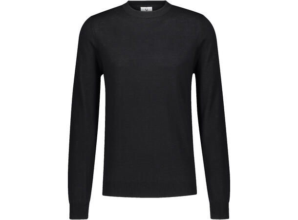 Veton Sweater Black XL Basic merino sweater 