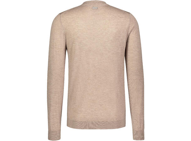 Veton Sweater Sand XL Basic merino sweater 