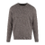 Luca Sweater Chocolate Chip L Soft knit viscose crew neck 