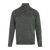Phillis Half-zip Forest S Fine knit merino sweater 