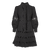 Angelica Dress Black XL Poplin dress with laces 
