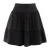 Mikela Skirt Black M Crinkle cotton mini skirt 