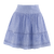 Mikela Skirt Vista Blue M Crinkle cotton mini skirt 