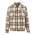 Philipe Jacket Cream check L Wool zip jacket 