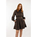 Adena Dress Wren XL Short poplin lace dress