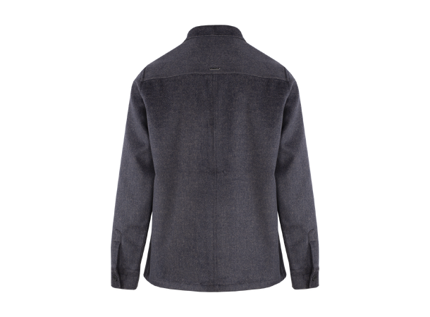 Aligo Overshirt Brown/Navy XL Wool twill overshirt 
